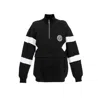 Balmain Multi-cut Logo-embroidered Sweatshirt In Black