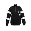 Balmain Multi-cut Logo-embroidered Sweatshirt In Black