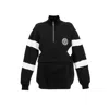 Balmain Multi-cut Logo-embroidered Sweatshirt In Black