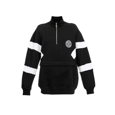 BALMAIN CIRCLE LOGO SWEATSHIRT