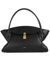 Balmain Classic Handle Bag M In Black