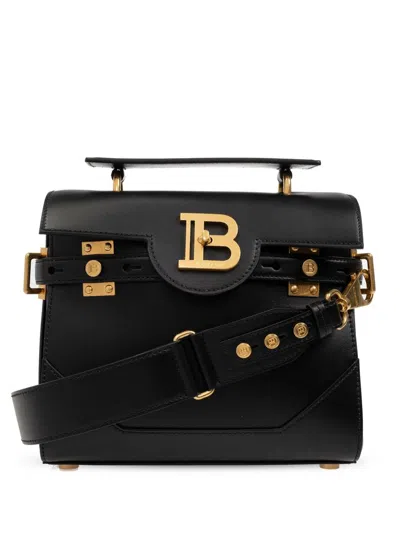 Balmain Classic Handle M Bags In Black