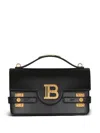Balmain Classic Mini Handle Handbag In Black