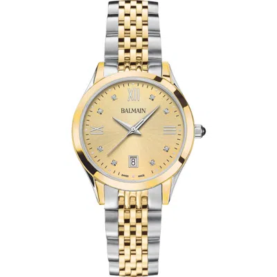 Balmain Classic R Diamond Bracelet Watch, 34mm