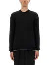 Balmain Silk And Cotton Knit In Black