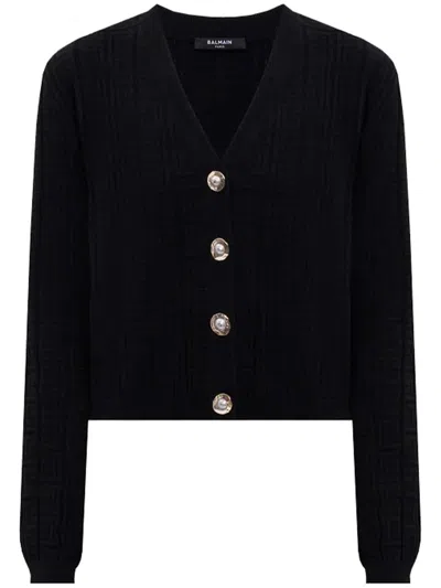 Balmain Classic Short Cardigan Clothing In Multi
