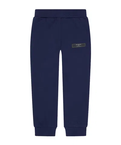 Balmain Classic Solid Color Trousers In Blue