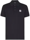 Balmain Classic Ss Polo Shir Clothing In Black