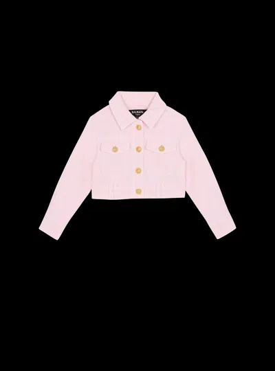 Balmain Classic Tailored Jacket In Pink