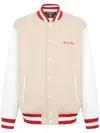 BALMAIN CLASSIC WOOL VARSITY JACKET WITH SIGNATURE EMBROIDERY FOR MEN
