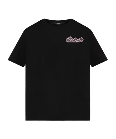 BALMAIN BALMAIN CLUB CREWNECK T-SHIRT