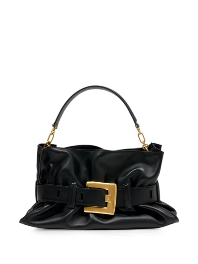 Balmain Clutch Bag  Paris In Black