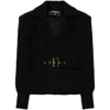 Balmain Coat In Black