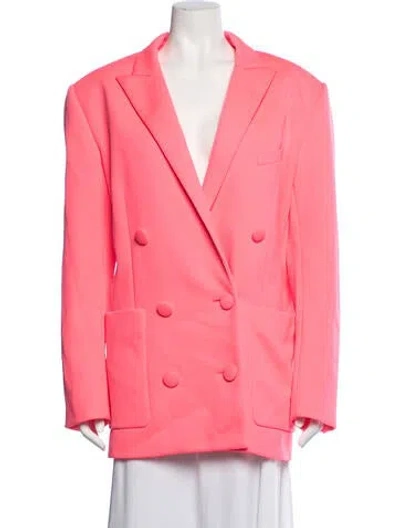 Pre-owned Balmain Coat In Pink