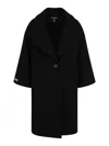 Balmain Coat In Black