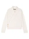 Balmain Coin-engraved Buttons Top In Neutrals