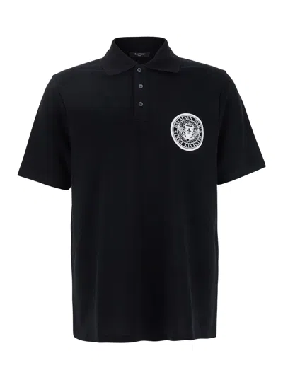 BALMAIN COIN POLO SHIRT