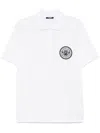 Balmain Oversized Ss Polo Shirt In White