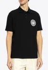 Balmain Oversized Ss Polo Shirt In Black