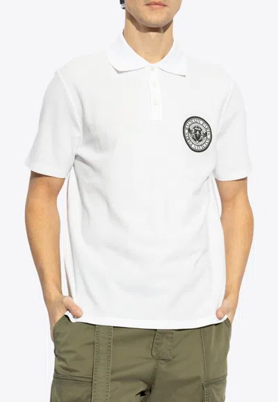 BALMAIN COIN PRINT POLO T-SHIRT