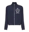 Balmain College Emblem Track Jacket In Multi