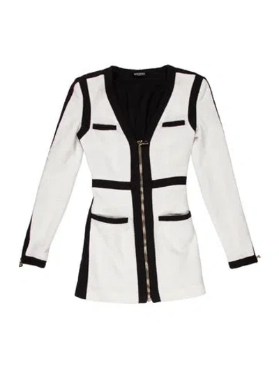 Pre-owned Balmain Colorblock Pattern Mini Dress In Multi