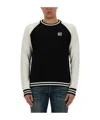 Balmain Men's Jersey With Logo In Black