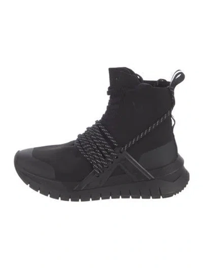 Pre-owned Balmain Combat Boots In Black