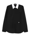 Balmain Collar Contrast Long Sleeves Shirt
