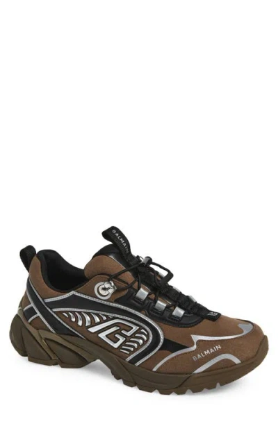 Balmain Cosmic Dust Low Top Sneaker In Multi