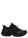 Balmain Black Cosmic Dust Sneakers In Black