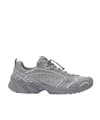 Balmain Sneakers In Mixed Materials In Gray