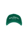Balmain Cotton  Cap In Green