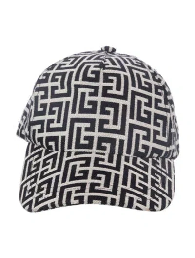 Pre-owned Balmain Cotton Baseball Cap In Black
