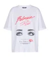Balmain Cotton Beauty-print T-shirt In White