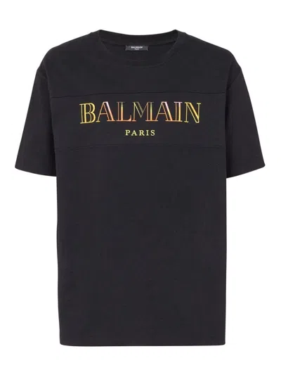 Balmain T-shirt In Black