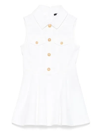 BALMAIN COTTON-BLEND DRESS