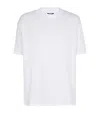Balmain Cotton-blend Monogram T-shirt In White