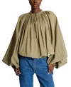 Balmain Cotton Blouse In Multi