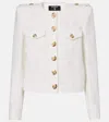 Balmain Cotton Cropped Jacket