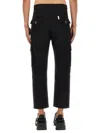 Balmain Cotton Cargo Pants In Black