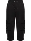 BALMAIN COTTON CARGO SWEATPANTS