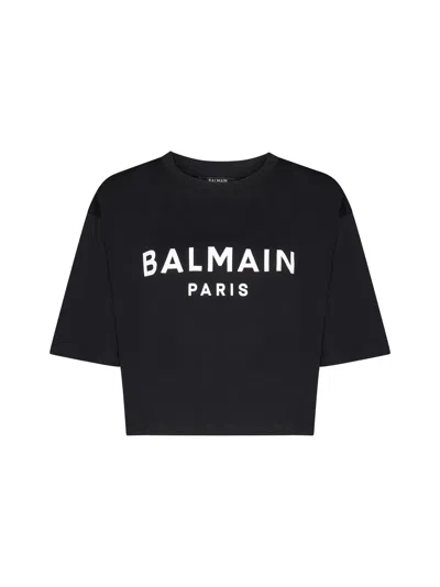 BALMAIN COTTON CREW-NECK T-SHIRT