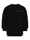 Balmain Rhinestone-embellished Sweatshirt In Black