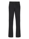 Balmain Cotton Denim Pants In Blue