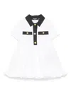 Balmain Cotton Dress Set In White