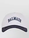 Balmain Classic Mini Cotton Hat For Men In White