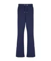 Balmain Side-stripe Track Pants In Blue