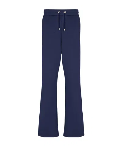 BALMAIN BALMAIN LOGO PRINTED STRAIGHT-LEG SWEATPANTS