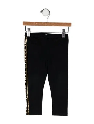 Pre-owned Balmain Babies' Cotton Leggings In Black